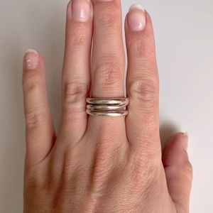 Vintage Tiffany & Co Diagonal ZigZag ring